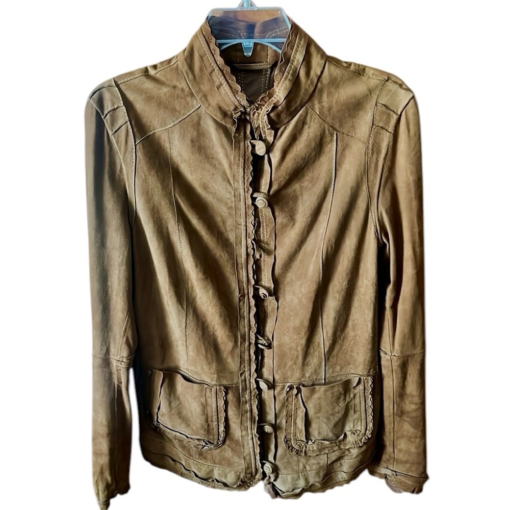 GIMO’S Suede Leather Women’s Small Jacket